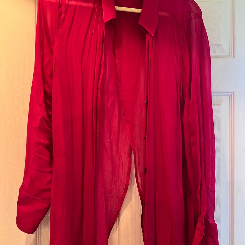 Free People Summer sheer top